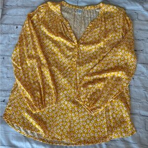 Old Navy Yellow Blouse